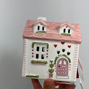 Pink and White Ceramic House Decor